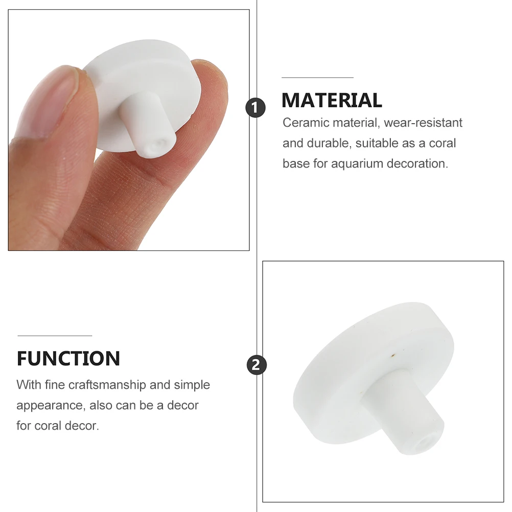 Plugues de Cerâmica para Coral T-Forma Aquário 20 pçs para Fixar Corais - Imagem 5