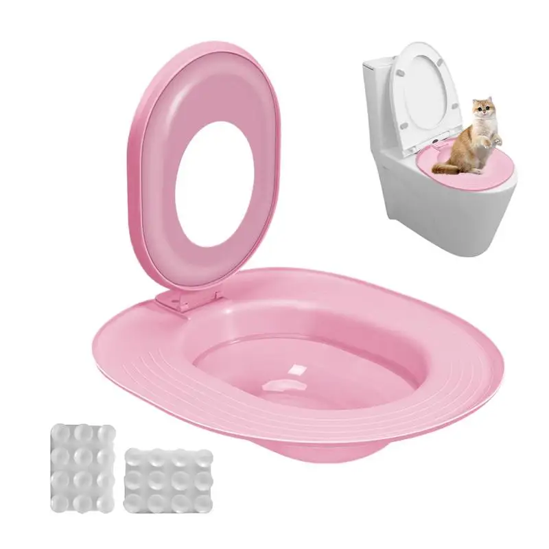 Kit Treinamento para Gatos no Banheiro Reutilizável 39x36,5 cm - Imagem 2