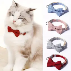 coleira ajustável para gatos e cães pequenos