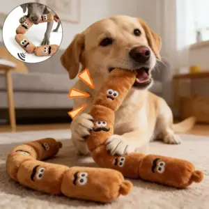 brinquedo de pelúcia para cães com apito