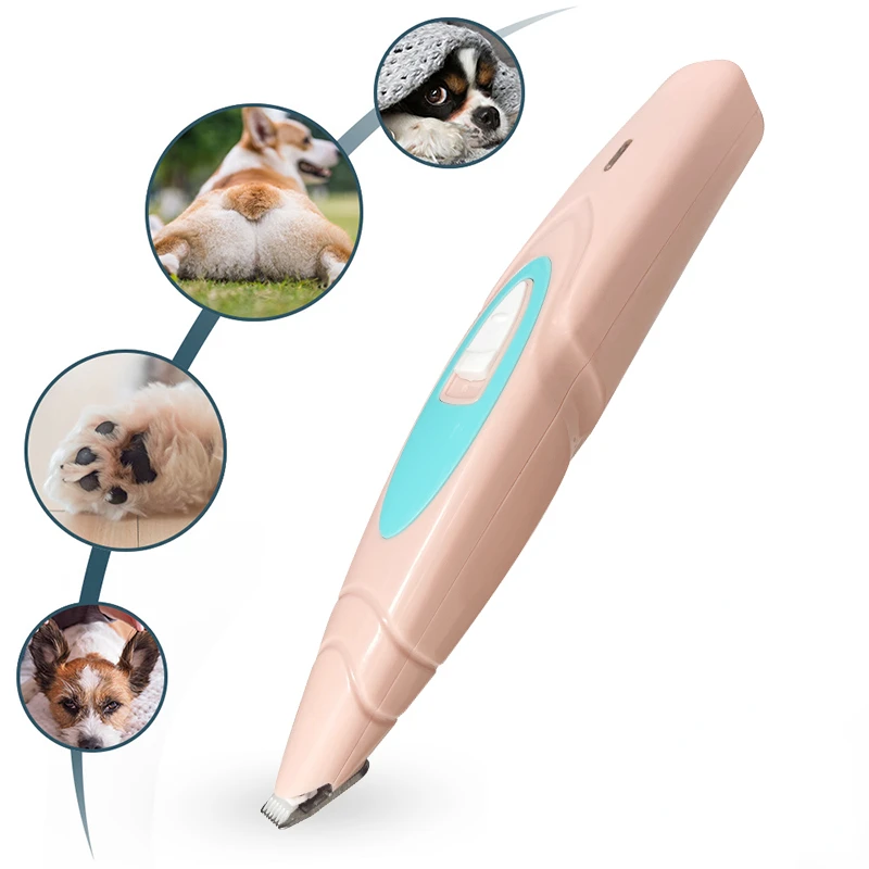 Aparador de Pelos Elétrico para Cães e Gatos Recarregável USB 4,5x20cm - Imagem 2