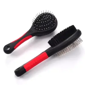 escova de banho dupla face para cães