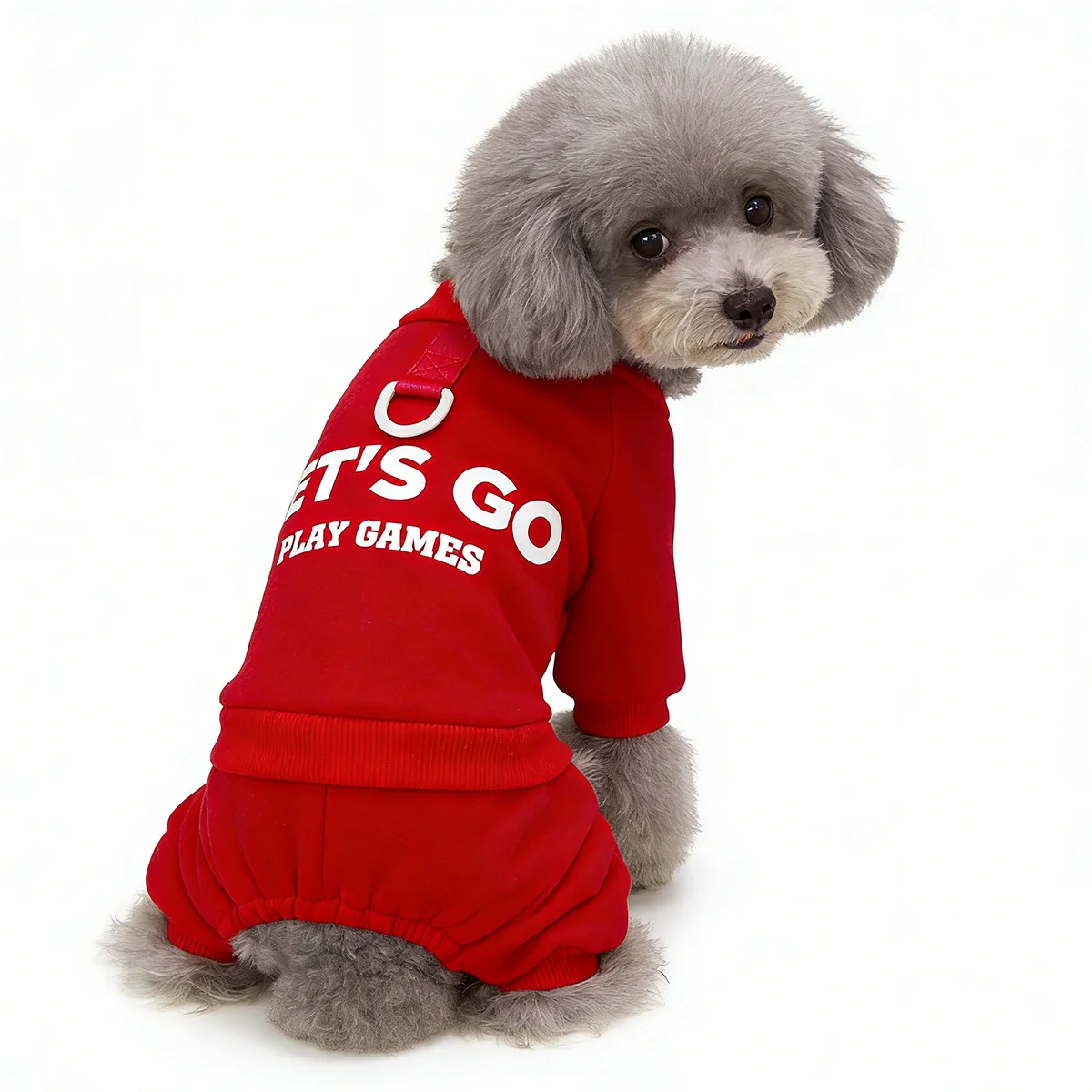 Roupa Quente para Cães e Gatos com Argola D para Coleira - Image 2
