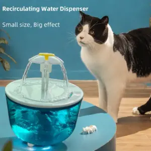 fonte de água para gatos e cães pequenos