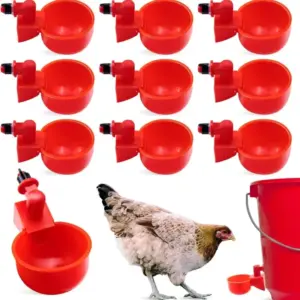 copo bebedouro para aves e coelhos