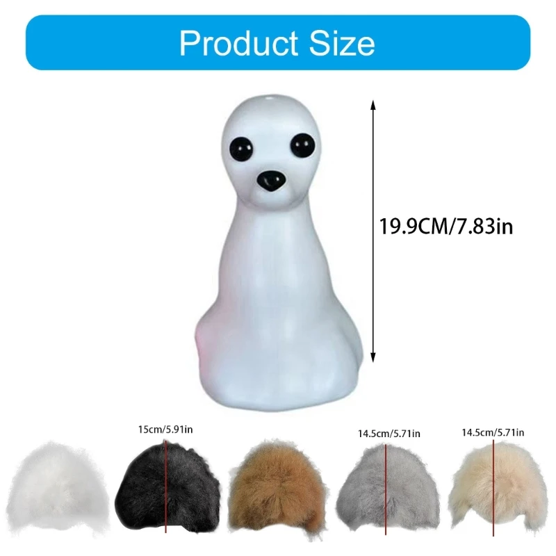 Cabelo de Treinamento para Tosa de Cães DIY para Praticar Tesoura - Imagem 6