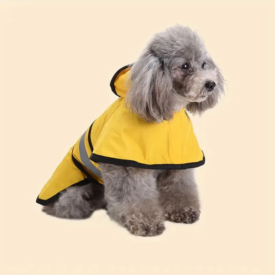 Capa de Chuva Ajustável para Cães à Prova D'água e Vento - Imagem 4