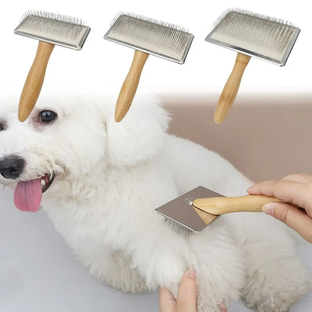 Pente Removedor de Pelos para Pets Metal com Cabo Antiderrapante - Imagem 5