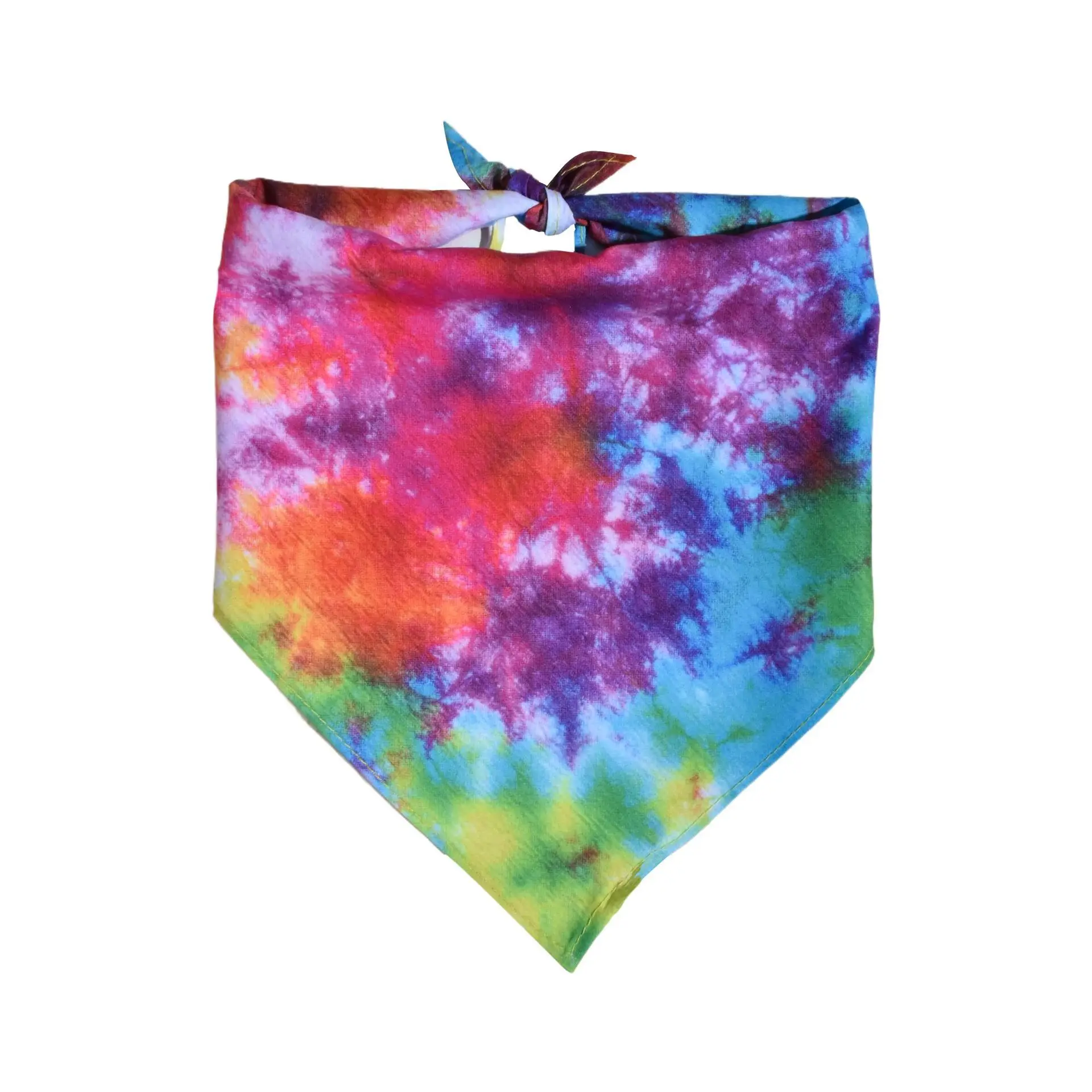 Bandanas para Cães Tie Dye Triangulares Laváveis 50 Unidades - Image 3