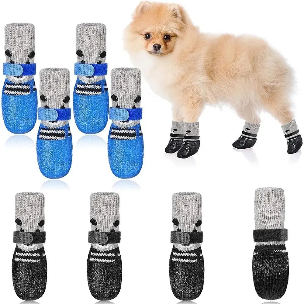 Botas de Borracha para Cães e Gatos Impermeáveis Antiderrapantes - Imagem 2