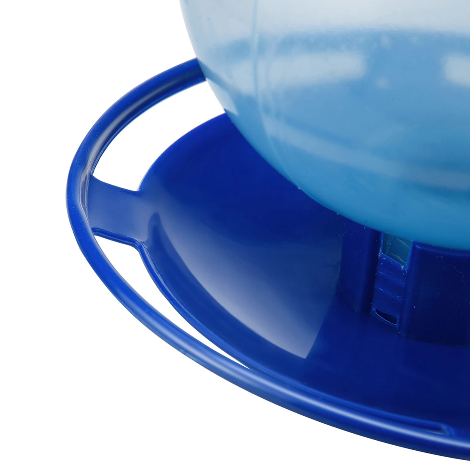 Bebedouro para Pássaros de Plástico Azul 1 Litro com Poleiro - Imagem 3