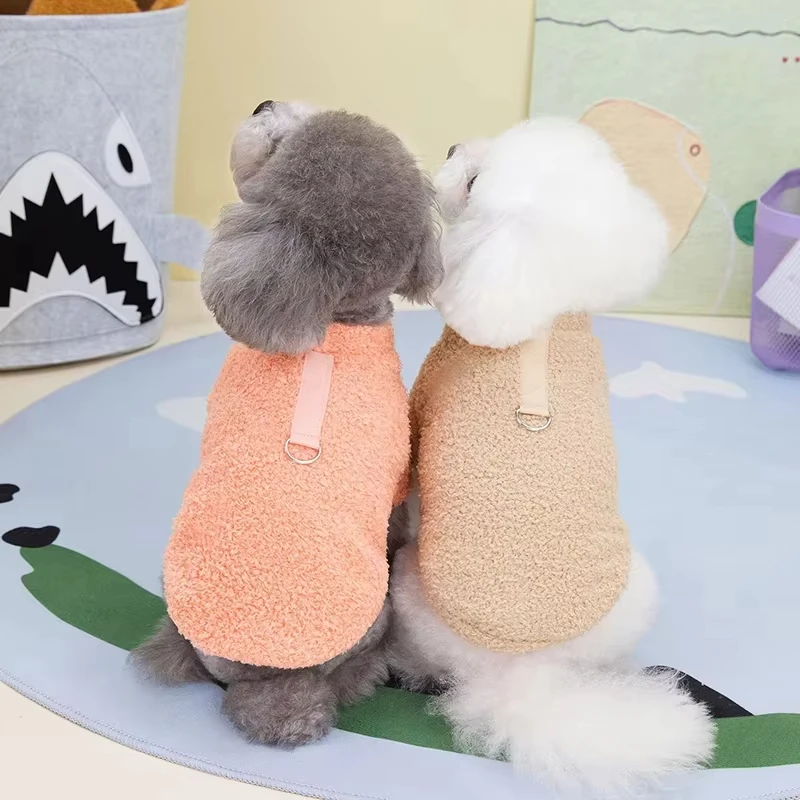 Camisola para Cães Pequenos de Pelúcia Inverno - Imagem 4