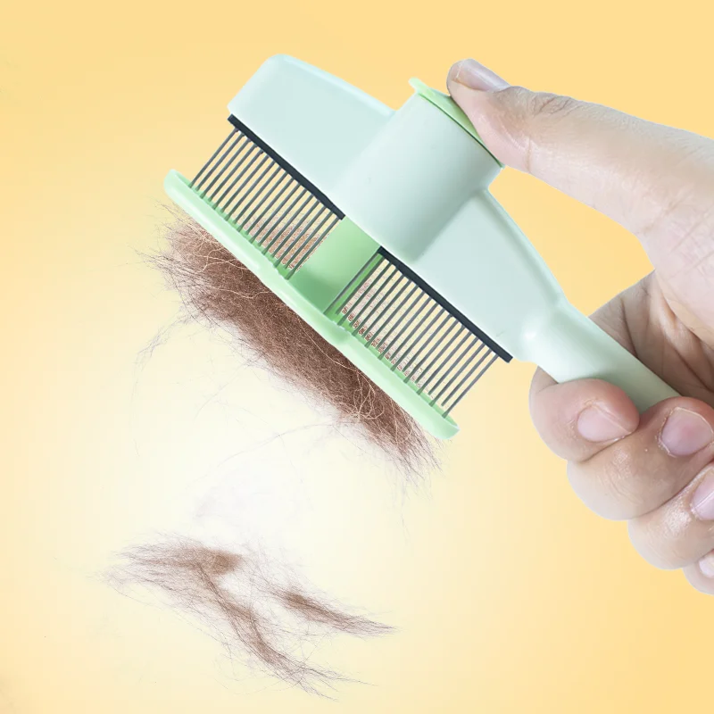Escova para Gatos Profissional Remover Nós e Pelos 20x8 cm - Imagem 2