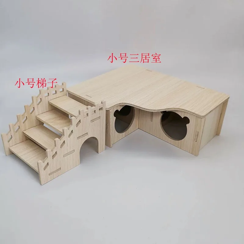Labirinto de Madeira para Hamster com Múltiplos Quartos - Imagem 4