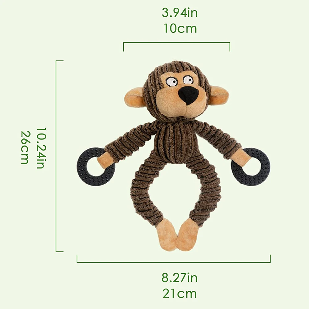 Brinquedo de Pelúcia para Cães Pequenos com Guizo Interno - Imagem 4