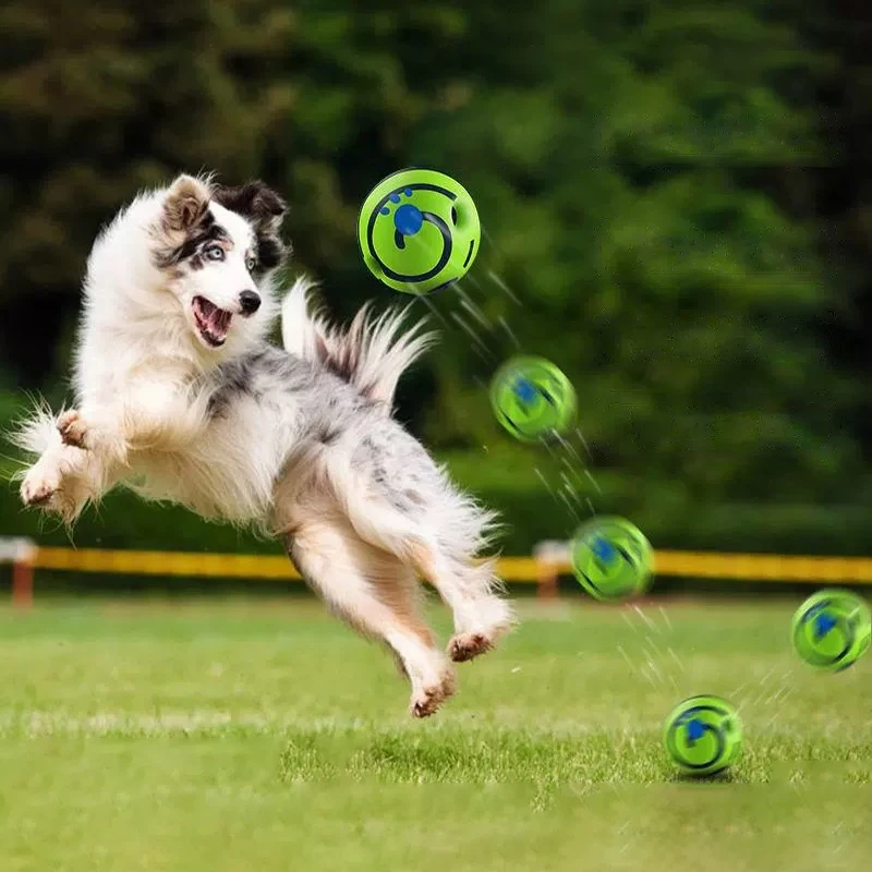 Brinquedo para Cães Wobble Wag Giggle Ball com Sons Interativos - Imagem 5