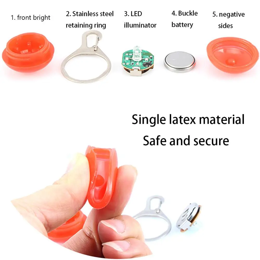 Pingente LED para Coleira de Cães e Gatos 5,5 cm com Luz Noturna - Image 6