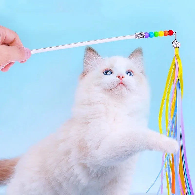 Brinquedo para Gatos Varinha Teaser com Borla e Sino - Image 3