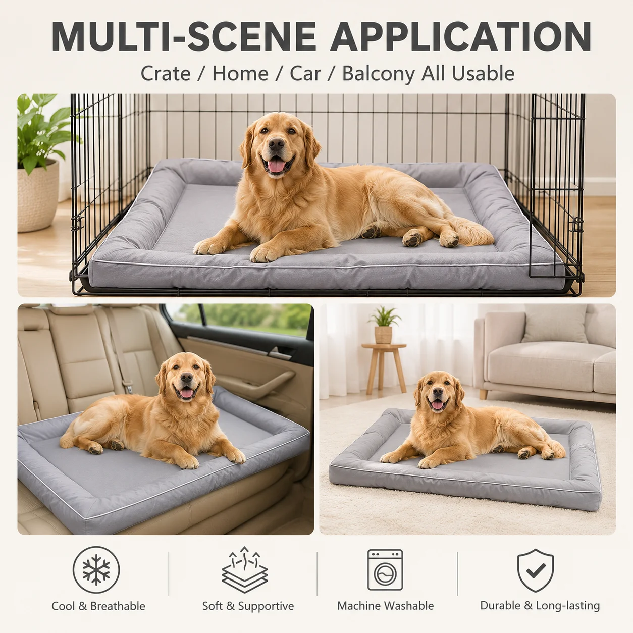 Tapete para Cães Grandes Lavável e Antiderrapante - Image 2