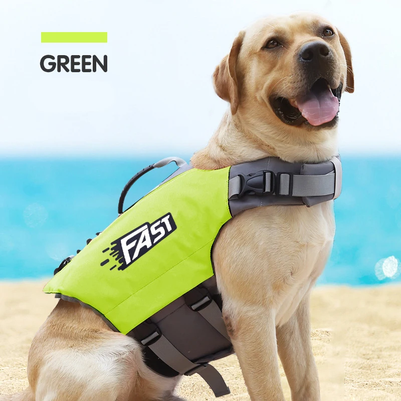 Colete Salva-Vidas para Cães Ajustável para Natação e Surf - Imagem 6