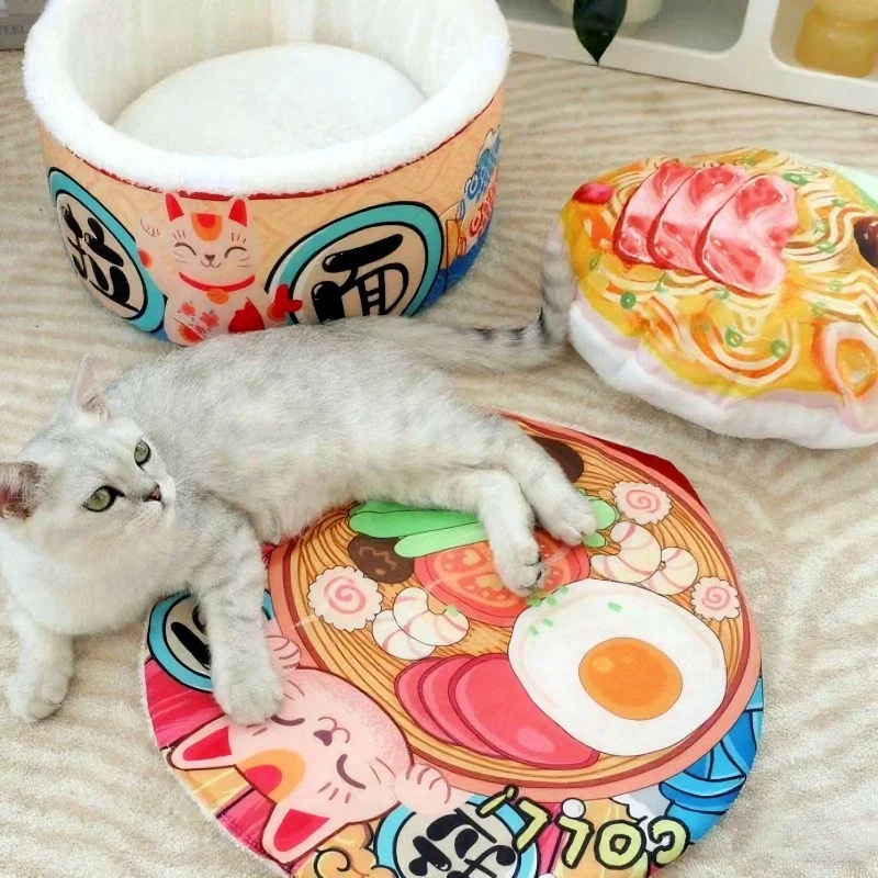 Casa para Cães e Gatos Grande Amarela com Fundo Antiderrapante - Imagem 4