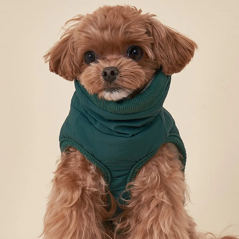 Jaqueta Acolchoada para Cães Pequenos à Prova de Vento - Imagem 2