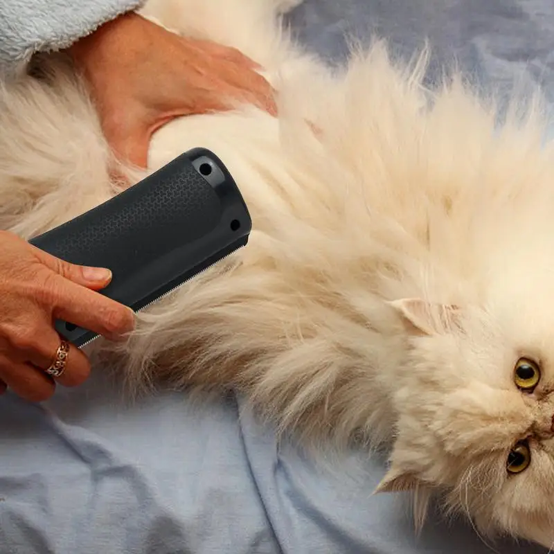 Escova Removedora de Pelos para Cães e Gatos de ABS com Dentes Especiais - Imagem 3