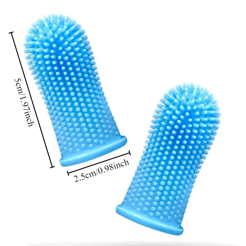 Escova de Dentes para Cães e Gatos de Silicone Design 360° - Imagem 6
