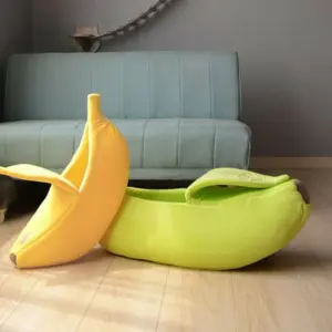 cama toca banana para gatos