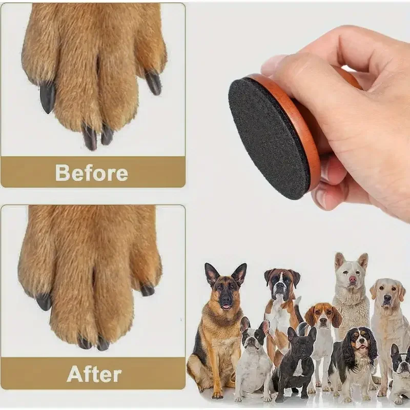 lixa manual para cães em madeira