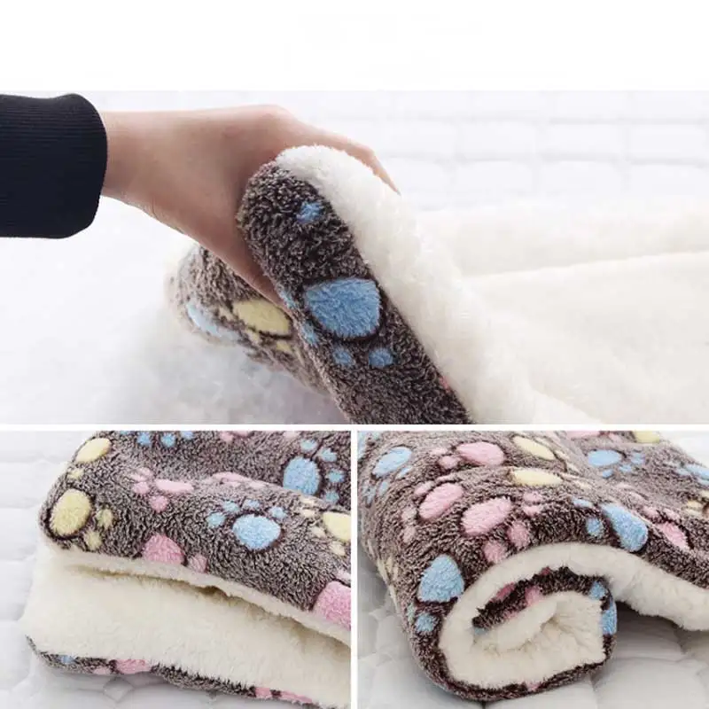Manta Macia para Cães e Gatos de Lã Aconchegante para Sofá - Image 4
