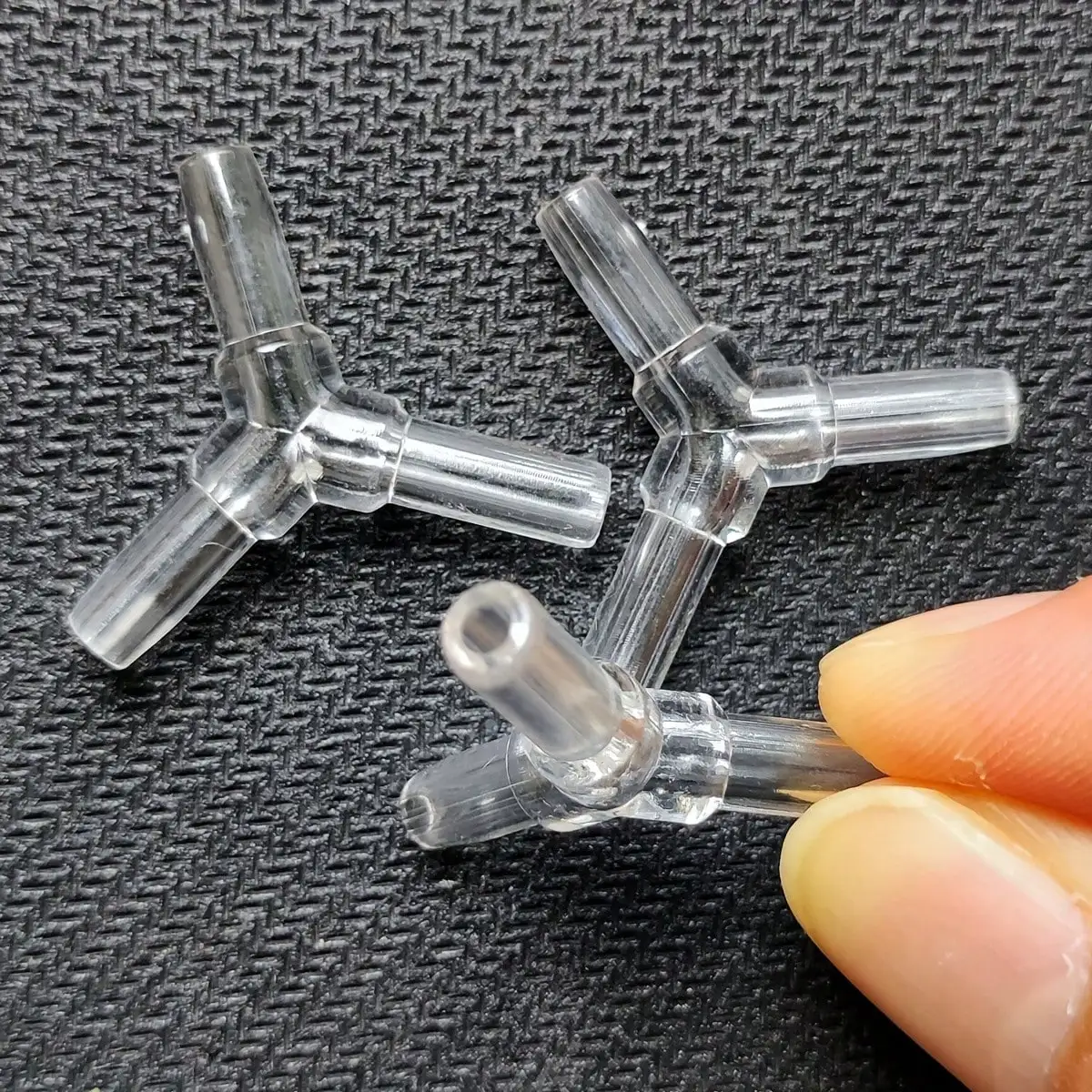 Conector Y de 3 Vias para Tubo de Ar de Aquário 4 mm Transparente - Imagem 6