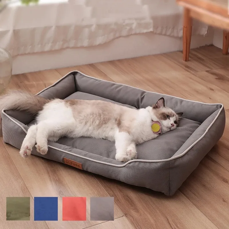 cama de pelúcia para gatos e cães pequenos