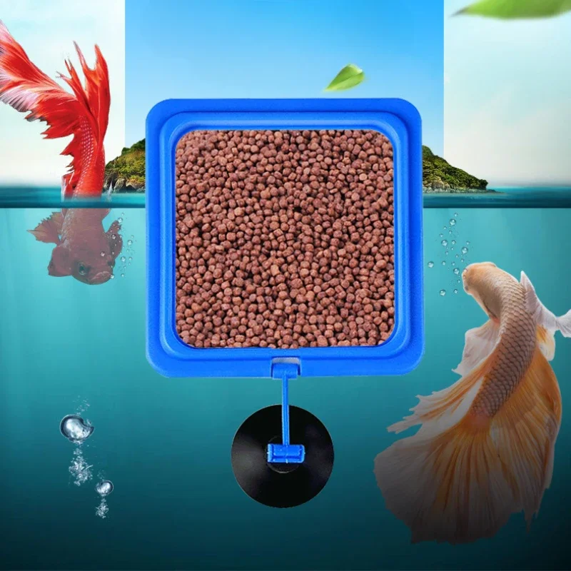 Anel de Alimentação para Aquário Quadrado com Ventosa - Imagem 5