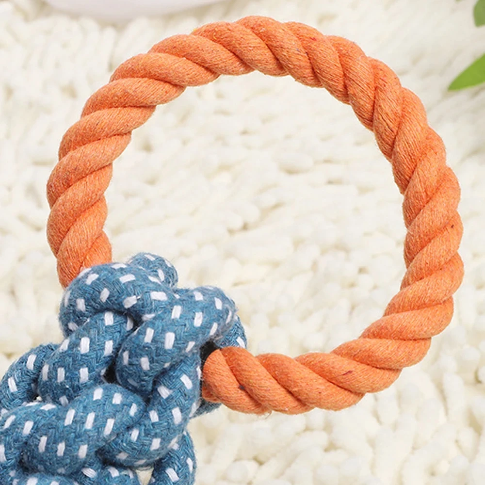 Brinquedo de Corda para Cães com Duplo Anel para Puxar - Imagem 6
