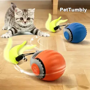 bola interativa para gatos recarregável usb