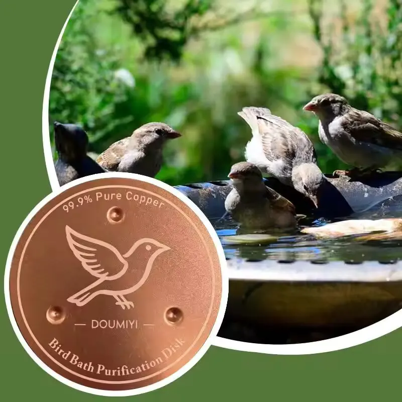 Bebedouro para Pássaros com Suporte Triplo e Íons de Cobre - Imagem 6