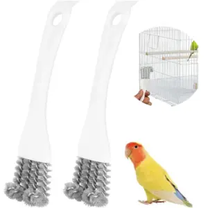 escova de limpeza para gaiola de pássaros