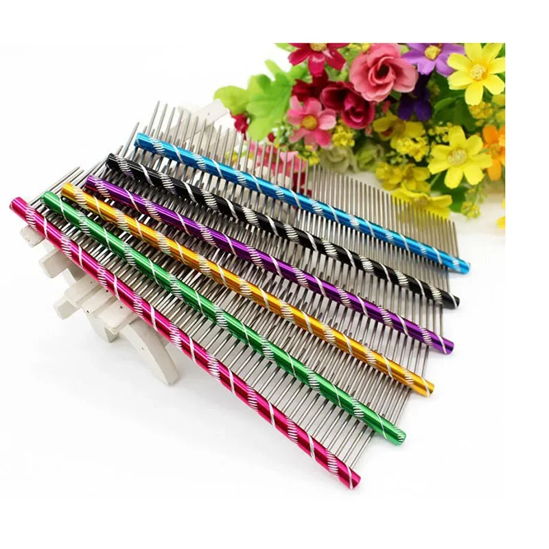 Pente para Cães e Gatos de Liga com Dentes Duplos 19 cm - Image 3