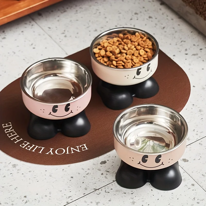 Tigela Elevada para Cães e Gatos em Aço Inoxidável Antiderramamento - Image 2
