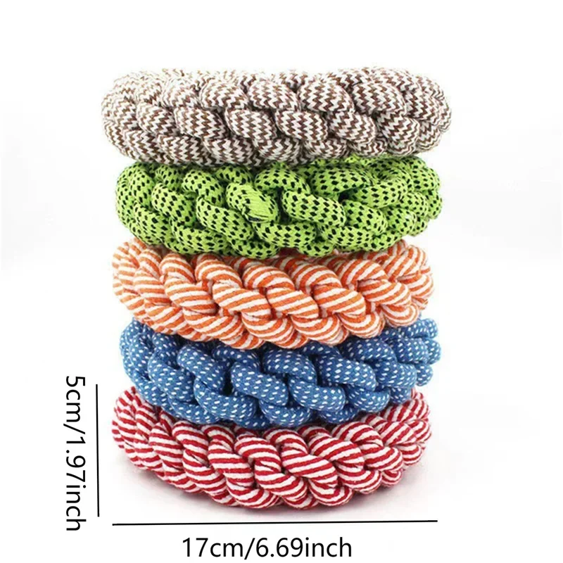 Brinquedo de Corda para Cães Grandes Nó de 17 cm Resistente à Mordida - Image 6