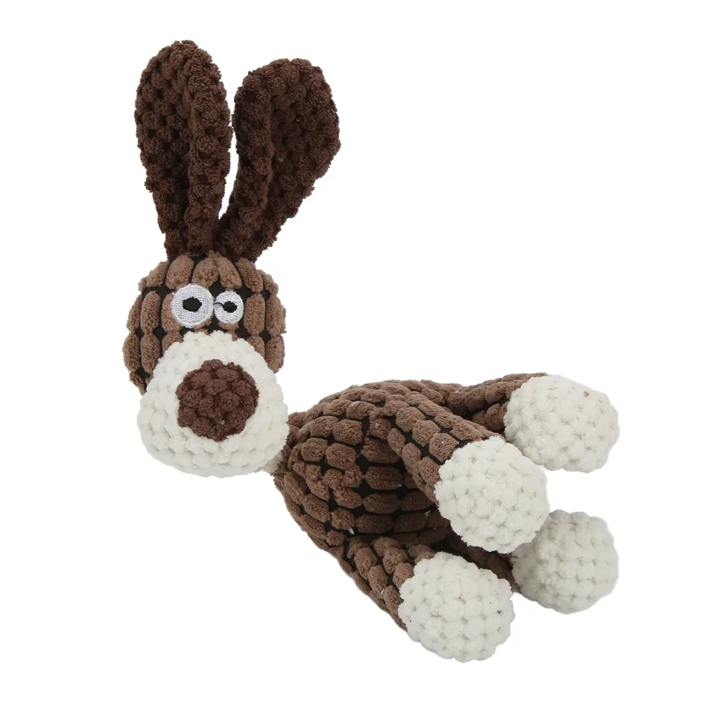 Brinquedo para Cães de Veludo com Apito e Textura Macia - Imagem 5