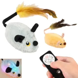 brinquedo rato para gatos recarregável