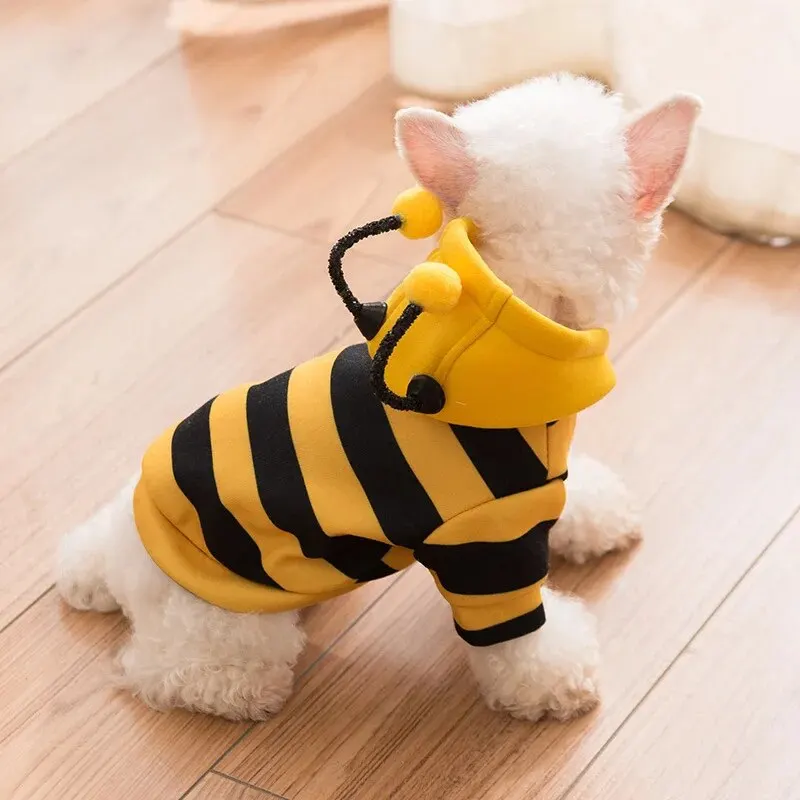Roupa para Cães e Gatos com Capuz Abelha - Image 2