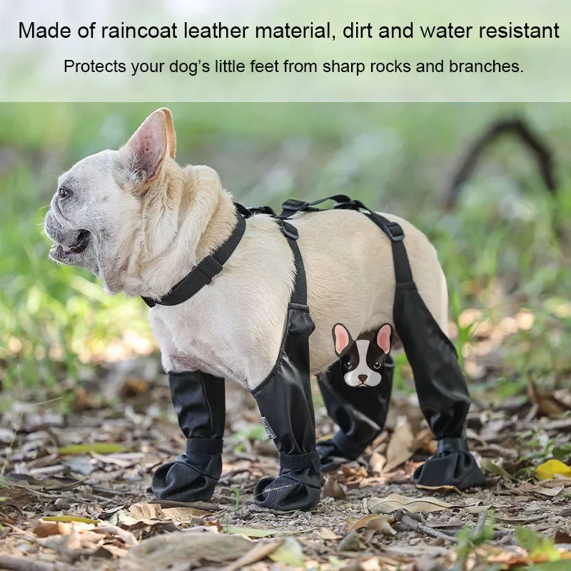 Botas Antiderrapantes para Cães Protetor de Patas para Animais de Estimação - Imagem 5