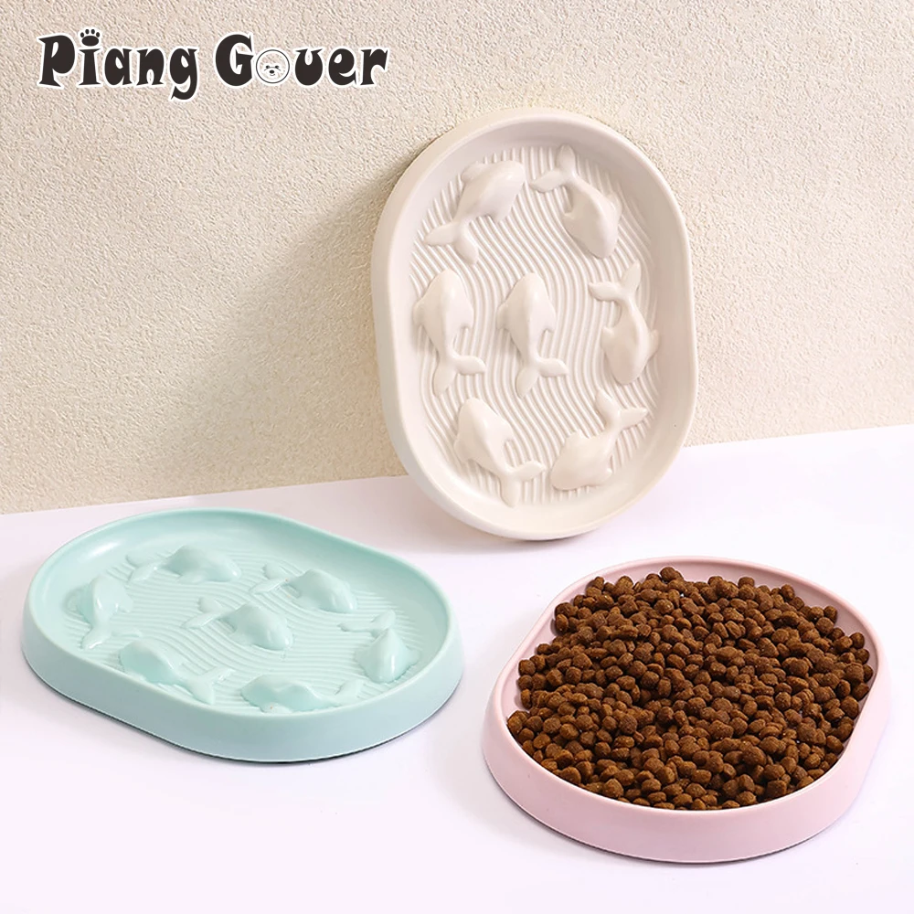 Tigela Comedouro Lento para Cães e Gatos de Plástico 18x13,5 cm - Imagem 2