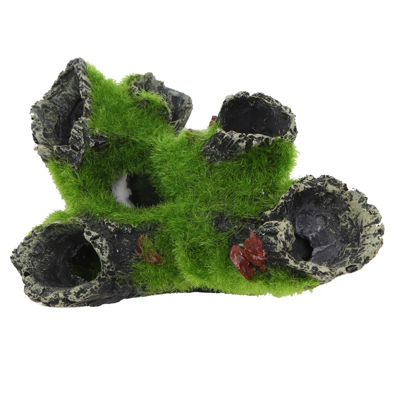 Tronco de Resina para Aquário com Caverna Esconderijo - Imagem 3