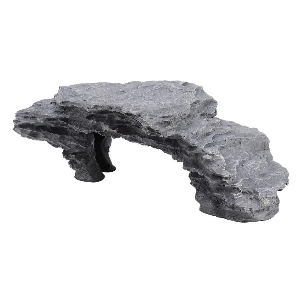Caverna Plataforma para Répteis e Tartarugas em Resina 19,5 cm - Imagem 4
