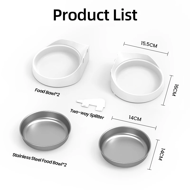 Tigela de Inox para Comedouro Automático Rojeco 4L - Image 5