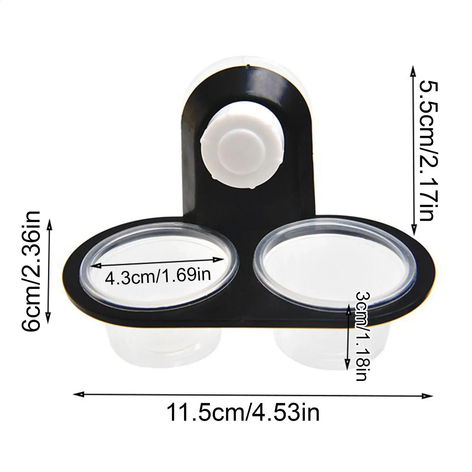 Dispensador de Água e Comida para Répteis com 4 Compartimentos - Imagem 6